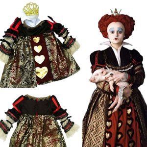 Queen of Hearts inspired dress/ Halloween Costume/ Pageant OOC